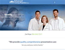 Tablet Screenshot of advancedfamilypractice.net